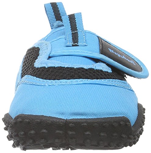 Playshoes Zapatillas de Playa con protección UV Neon, Zapatos de Agua Unisex niños, Azul (Blau 7), 26 EU