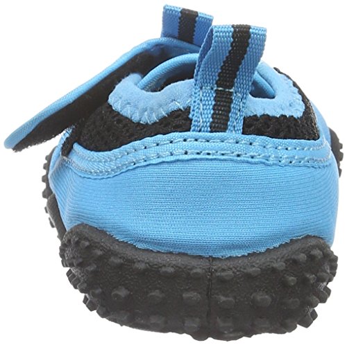 Playshoes Zapatillas de Playa con protección UV Neon, Zapatos de Agua Unisex niños, Azul (Blau 7), 26 EU