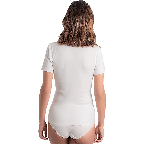 Playtex APP4756, Camisa Deportiva para Mujer, Blanco (Blanco/Branco 000), Medium (Tamaño del fabricante:M)