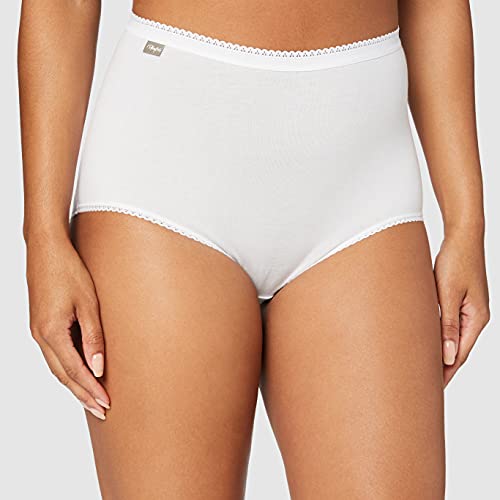 Playtex - Braguita high rise para mujer, pack de 3, color blanco, talla 48