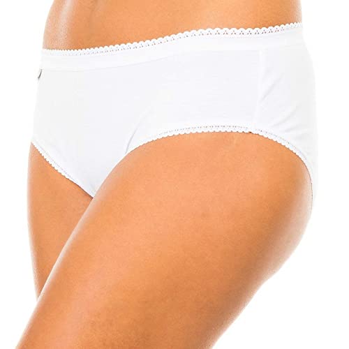 Playtex Cherish Cotton Mini X2 Braguita, Blanco (Blanco), XL para Mujer