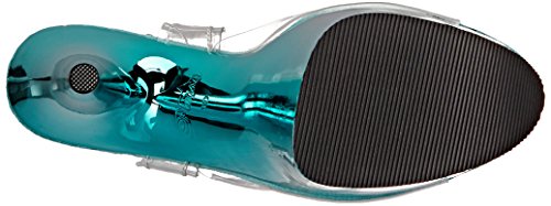 Pleaser FLAMINGO-808 Clr/Turquoise Chrome UK 2 (EU 35)