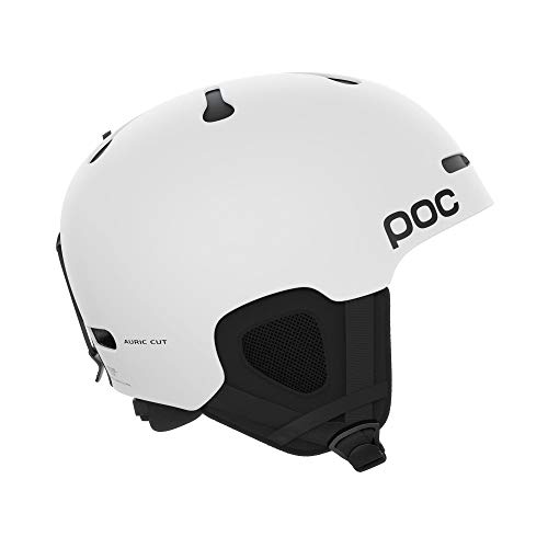 POC Auric Cut Casco, Unisex-Adult, Matt White, M-L (55-58cm)