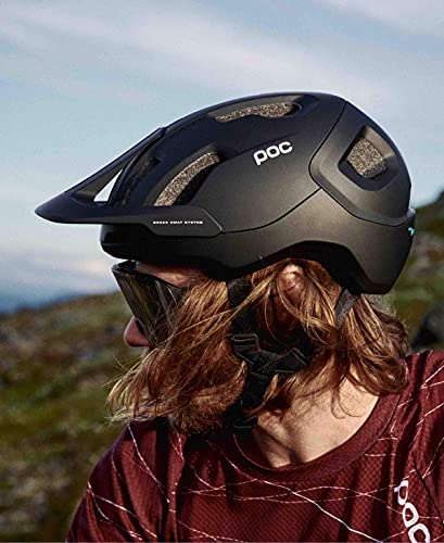 POC Axion Spin Casco, Unisex Adulto, Uranium Black Matt, M-L (55-58cm)