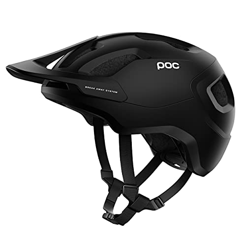 POC Axion Spin Casco, Unisex Adulto, Uranium Black Matt, M-L (55-58cm)