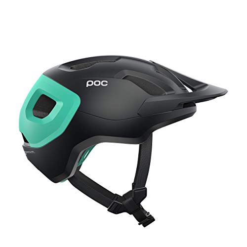 POC Axion Spin Casco, Unisex Adulto, Uranium Black/Fluorite Green Matt, XL-XXL (59-62cm)