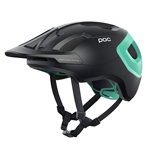 POC Axion Spin Casco, Unisex Adulto, Uranium Black/Fluorite Green Matt, XL-XXL (59-62cm)