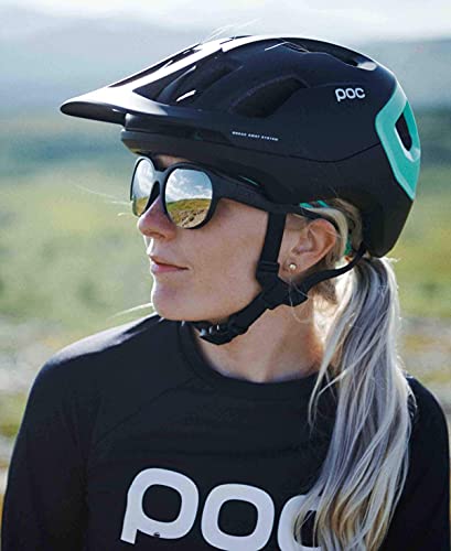 POC Axion Spin Casco, Unisex Adulto, Uranium Black/Fluorite Green Matt, XL-XXL (59-62cm)