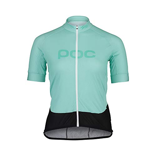 POC Camiseta de Manga Corta para Mujer con Logotipo de W's Essential Road, Mujer, Camiseta, PC532938311MED1, Lt Fluorite Green/Fluorite Green, Medium