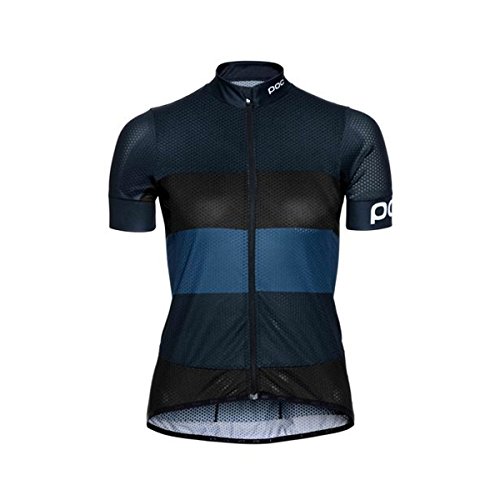 POC Essential Road WO Light Maillot, Unisex Adulto, Navy Multi Black, L