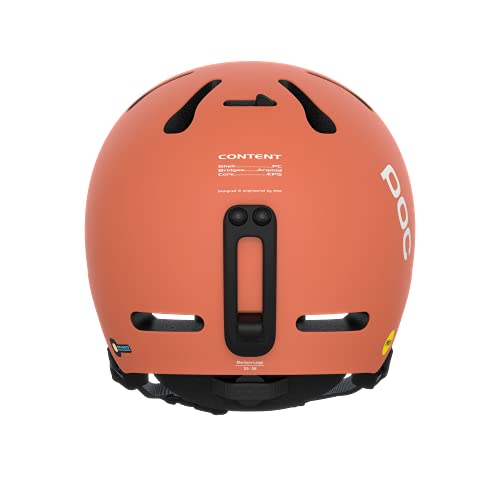 POC Fornix MIPS Casco de esquí, Adultos Unisex, Lt Agate Red Matt, M-L (54-59cm)