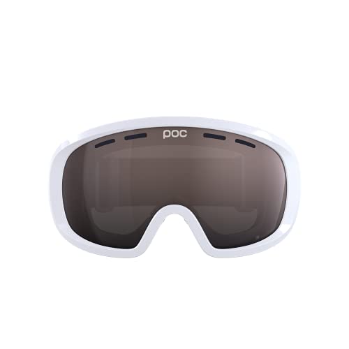 POC Fovea Mid Gafas de esquí, Adultos Unisex, Hydrogen White/Clarity Define/No Mirror, Talla única