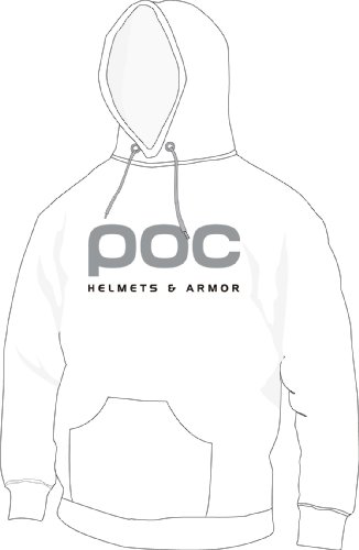 POC Hoodie - Sudadera para Hombre, tamaño S, Color Blanco