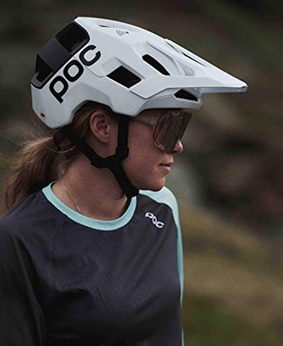 POC Kortal Race MIPS Casco, Unisex, Hydrogen White/Uranium Black Matt, XS-S (51-54cm)