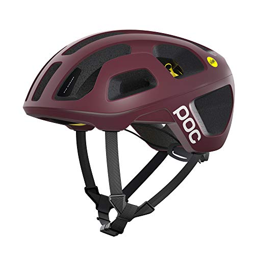 POC, Octal MIPS - Casco para bicicleta, color rojo propileno mate, MED