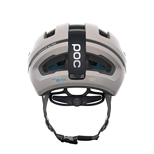 POC Omne Air Spin Casco, Unisex Adulto, Moonstone Grey Matt, L (56-61cm)