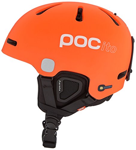 POC POCito Fornix Casco Nieve, Unisex niños, Naranja (Zinc Orange), XS-S