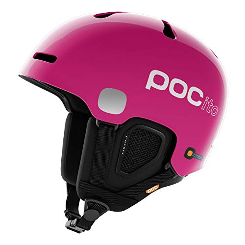 POC POCito Fornix Casco Nieve, Unisex niños, Rosa (Fluoresecent Pink), M-L