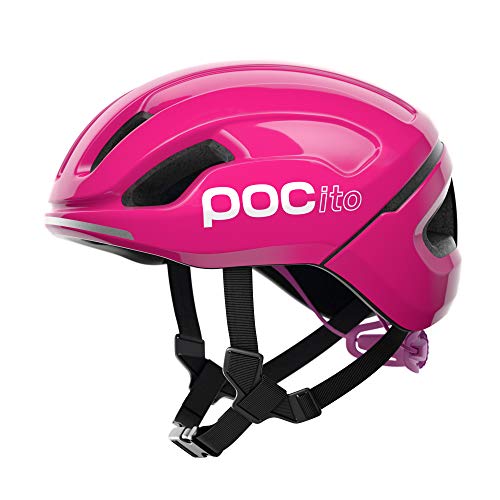 POC POCito Omne SPIN Casco Ciclismo Unisex Adulto, Rosado Fluorescent Pink, XSM