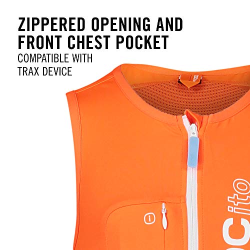 POC Pocito Vpd Air Vest Casco de esquí para niños, Fluorescent Orange, L