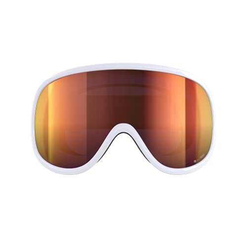 POC Retina Big Clarity Gafas de esquí, Adultos Unisex, Hydrogen White/Spektris Orange, Talla única
