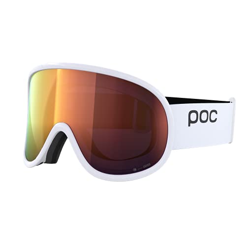 POC Retina Big Clarity Gafas de esquí, Adultos Unisex, Hydrogen White/Spektris Orange, Talla única