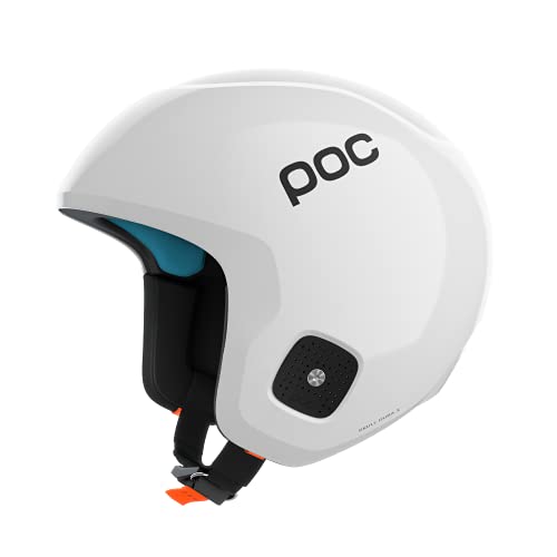 POC Skull Dura X SPIN Casco de esquí, Adultos Unisex, Hydrogen White, XS-S (51-54cm)