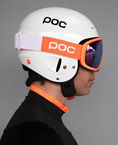 POC Skull X SPIN Casco de esquí, Adultos Unisex, Hydrogen White, L (57-58cm)