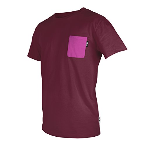 POC T-Shrit Pocket Camiseta, Unisex, Rojo/Rosa, L