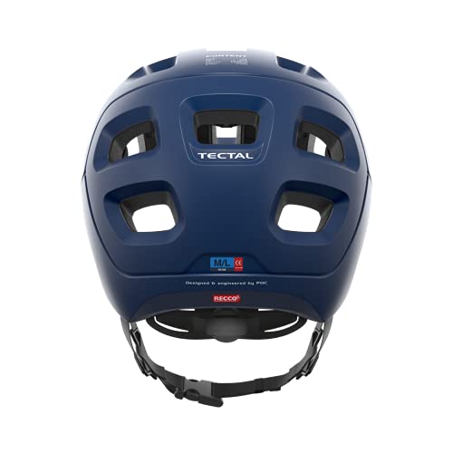 POC Tectal Casco Ciclismo Unisex Adulto, Lead Blue Matt, M-L (55-58cm)