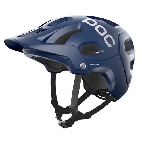 POC Tectal Casco Ciclismo Unisex Adulto, Lead Blue Matt, M-L (55-58cm)