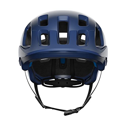 POC Tectal Race SPIN Casco Ciclismo Unisex Adulto, Lead Blue/Hydrogen White Matt, M-L (55-58cm)