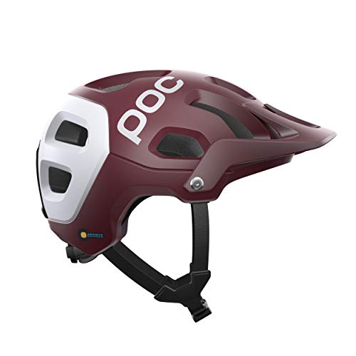 POC Tectal Race Spin Casco Ciclismo Unisex Adulto, Propylene Red/Hydrogen White Matt, XL-XXL (59-62cm)