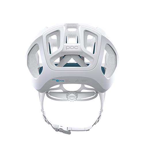 POC Ventral Air SPIN Casco Ciclismo Unisex Adulto, Blanco Hydrogen White Matt, LRG