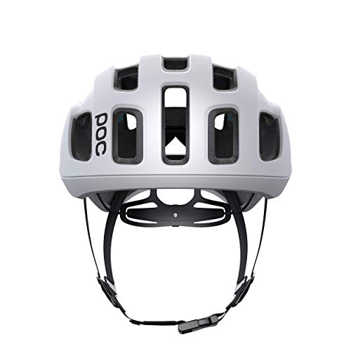 POC Ventral Air SPIN Casco Ciclismo Unisex Adulto, Blanco Hydrogen White Raceday, LRG