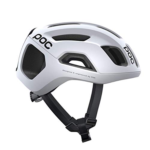 POC Ventral Air SPIN Casco Ciclismo Unisex Adulto, Blanco Hydrogen White Raceday, LRG