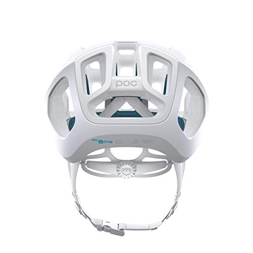 POC Ventral Air SPIN Casco Ciclismo Unisex Adulto, Blanco, Med