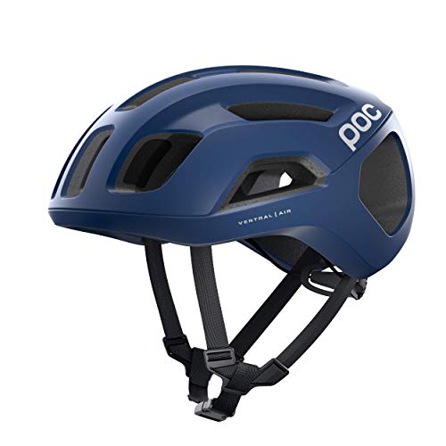 POC Ventral Air Spin Casco de Bicicleta, Unisex Adulto, Lead Blue Matt, L (56-61cm)