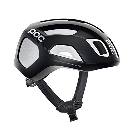 POC Ventral Air SPIN NFC Casco Ciclismo Unisex Adulto, Multicolor Uranium Black/Hydrogen White, LRG