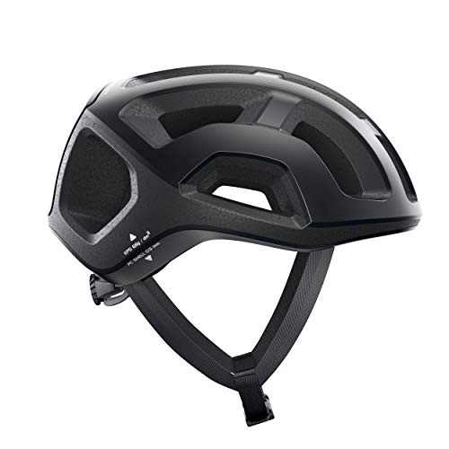 POC Ventral Lite Casco de Bici, Unisex-Adult, Uranium Black Matt, M (55-58cm)