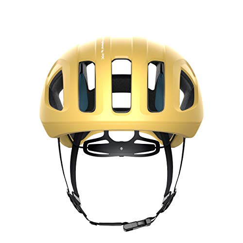 POC Ventral SPIN - Casco Ciclismo, L (56-61cm), Amarillo (Sulfur Yellow Matt)