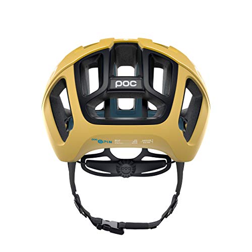 POC Ventral SPIN - Casco Ciclismo, L (56-61cm), Amarillo (Sulfur Yellow Matt)