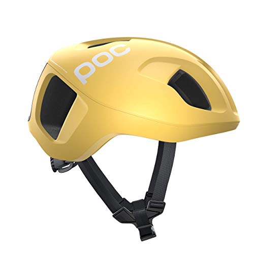 POC Ventral SPIN - Casco Ciclismo, L (56-61cm), Amarillo (Sulfur Yellow Matt)