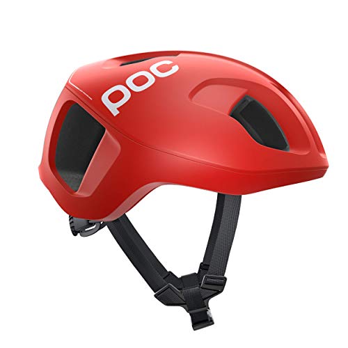 POC Ventral SPIN - Casco Ciclismo, M (54-59cm), Rojo (Prismane Red)