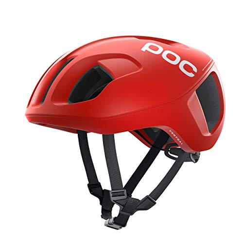 POC Ventral SPIN - Casco Ciclismo, M (54-59cm), Rojo (Prismane Red)