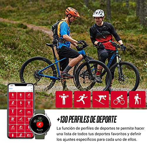 Polar GRIT X - Outdoor multisport watch con GPS con Brújula, Altímetro y Durabilidad de Nivel Militar para Practicar trail running, mountain bike, ciclismo - Batería de Larga Duración