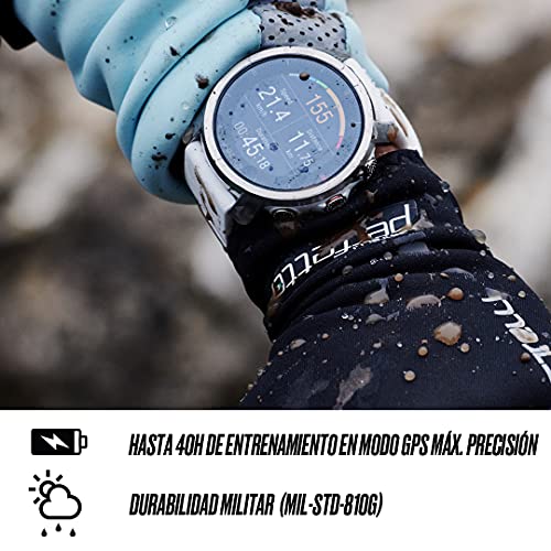 Polar GRIT X - Outdoor multisport watch con GPS con Brújula, Altímetro y Durabilidad de Nivel Militar para Practicar trail running, mountain bike, ciclismo - Batería de Larga Duración