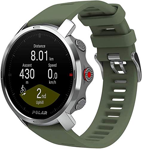 Polar GRIT X - Outdoor multisport watch con GPS con Brújula, Altímetro y Durabilidad de Nivel Militar para Practicar trail running, mountain bike, ciclismo - Batería de Larga Duración