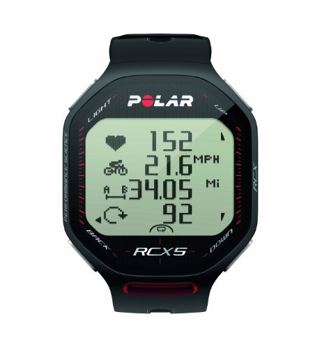 Polar RCX5 Pulsómetro, Unisex, Negro, Talla Única