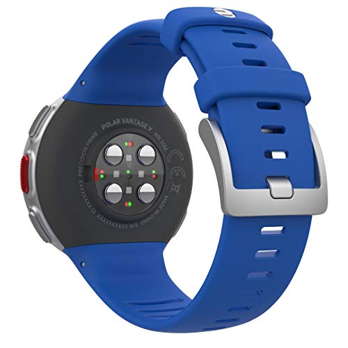 Polar Vantage V HR -Reloj premium con GPS y Frecuencia cardíaca - Sensor H10 - Multideporte y perfil de triatlón - Potencia de running, batería ultra larga, resistente al agua - Azul